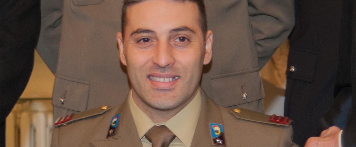 Una vita per la Patria 2015 - Primo Maresciallo Simone Careddu - Esercito Italiano