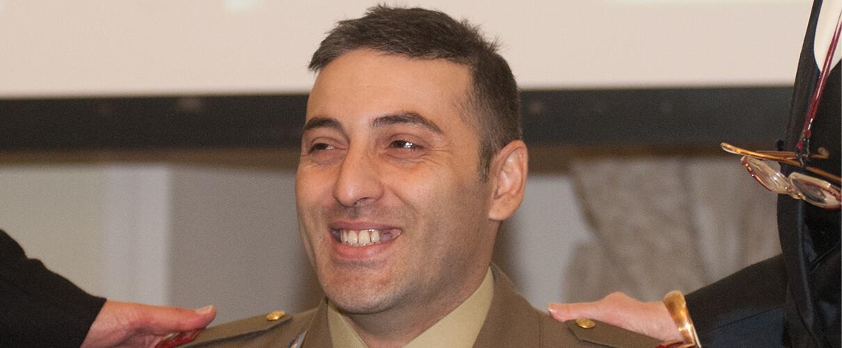 Una vita per la Patria 2015 - Primo Maresciallo Simone Careddu - Esercito Italiano