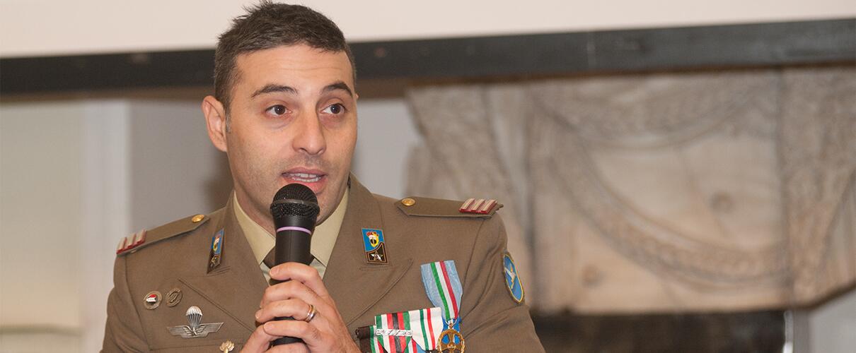 Una vita per la Patria 2015 - Primo Maresciallo Simone Careddu - Esercito Italiano