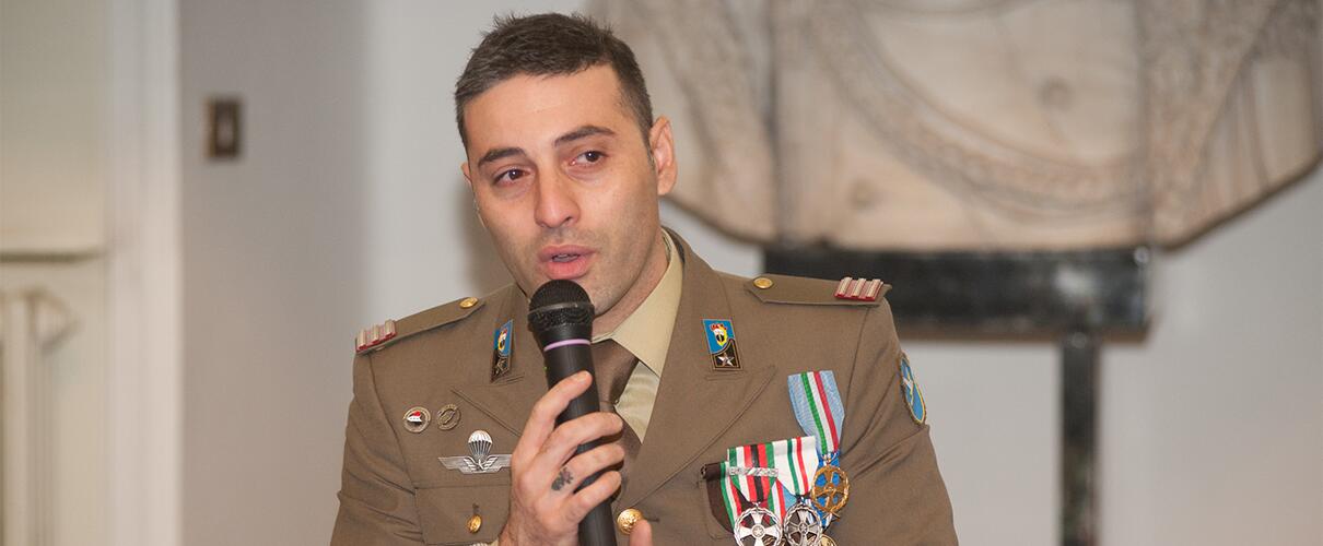 Una vita per la Patria 2015 - Primo Maresciallo Simone Careddu - Esercito Italiano