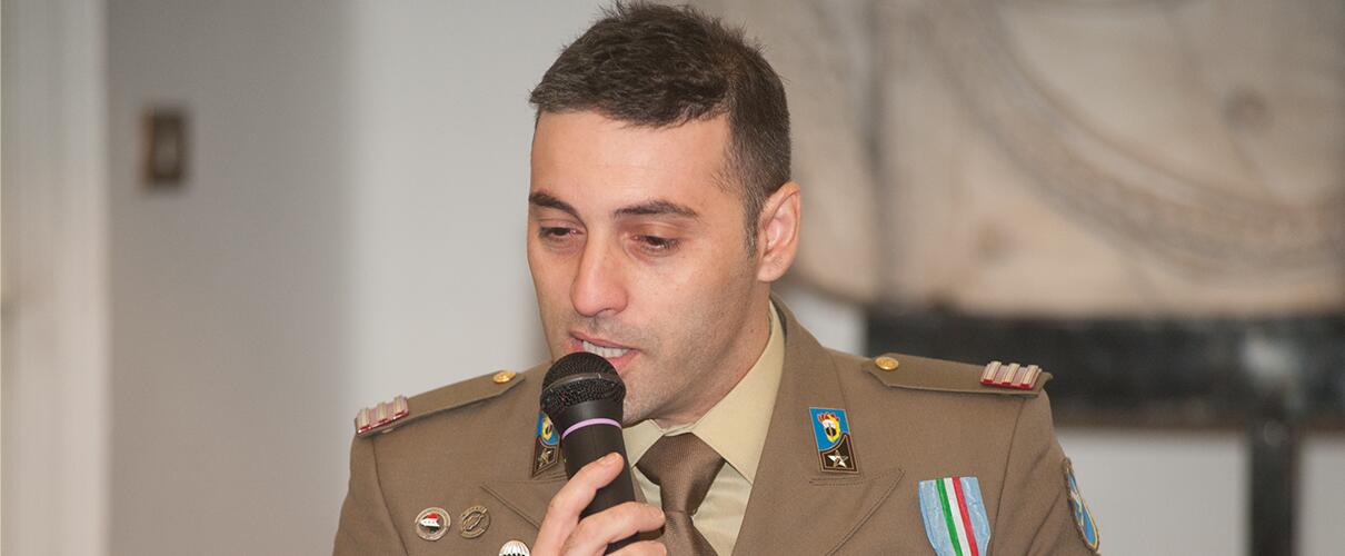 Una vita per la Patria 2015 - Primo Maresciallo Simone Careddu - Esercito Italiano