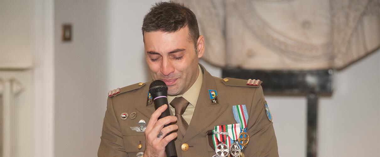 Una vita per la Patria 2015 - Primo Maresciallo Simone Careddu - Esercito Italiano