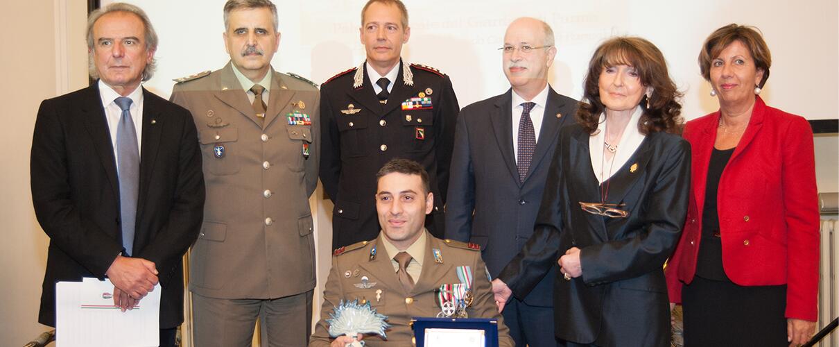 Una vita per la Patria 2015 - foto ricordo con le Autorità anno 2015