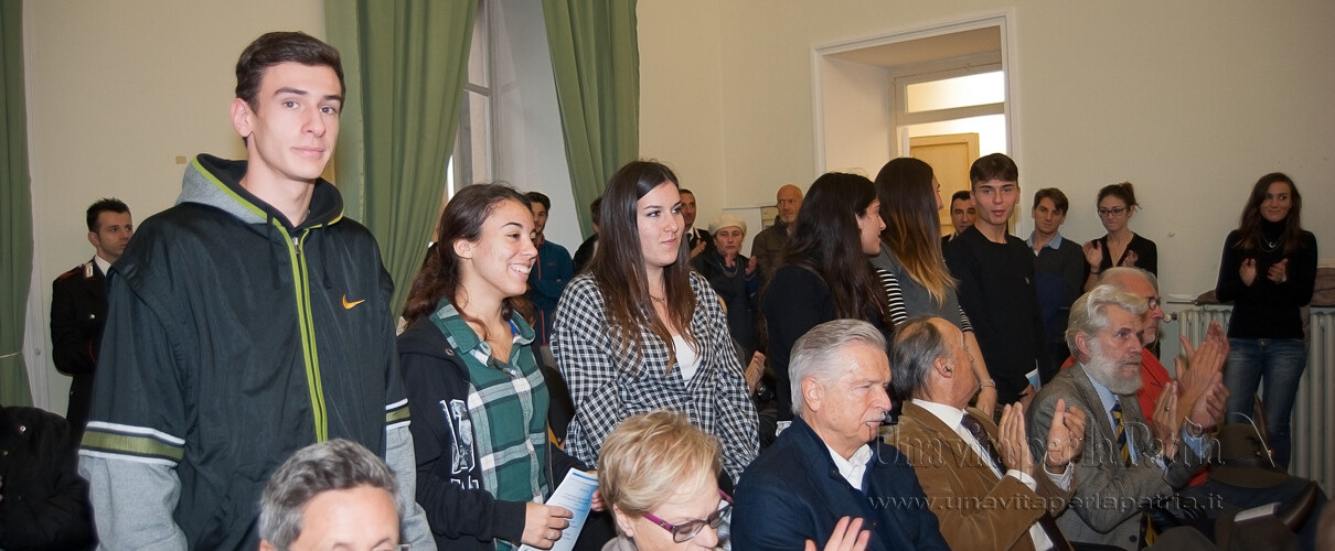 Una vita per la Patria 2016 - studenti classe 4B Grafica Istituto "Toschi" di Parma