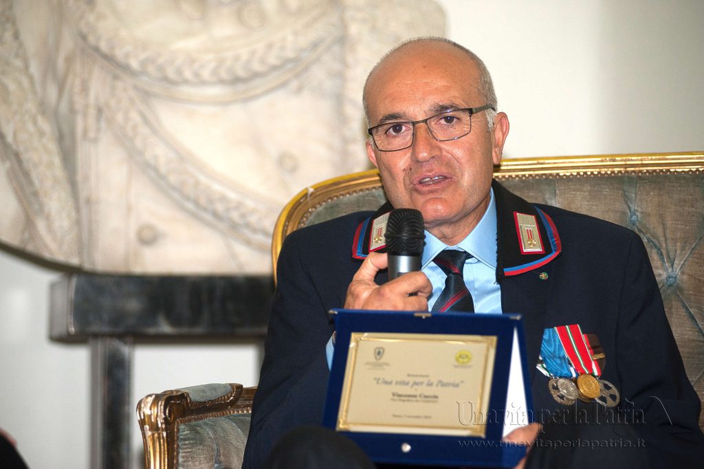 Una vita per la Patria 2016 - intervento del Vice Brigadiere (cong.) Vincenzo Cuccia - Arma dei Carabinieri